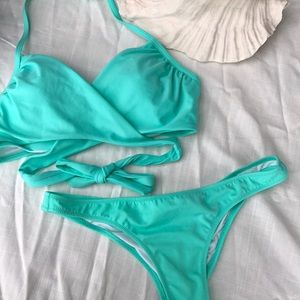 Victoria’s Secret Wrap Halter & Itsy Bottoms